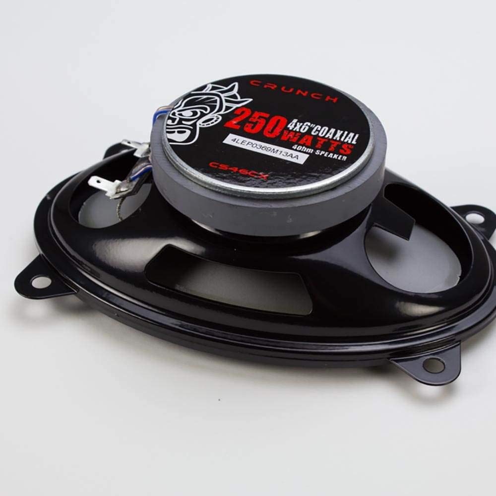 Crunch Cs46Cx Cs Series Speakers (4 X 6, Coaxial, 250 Watts Max)