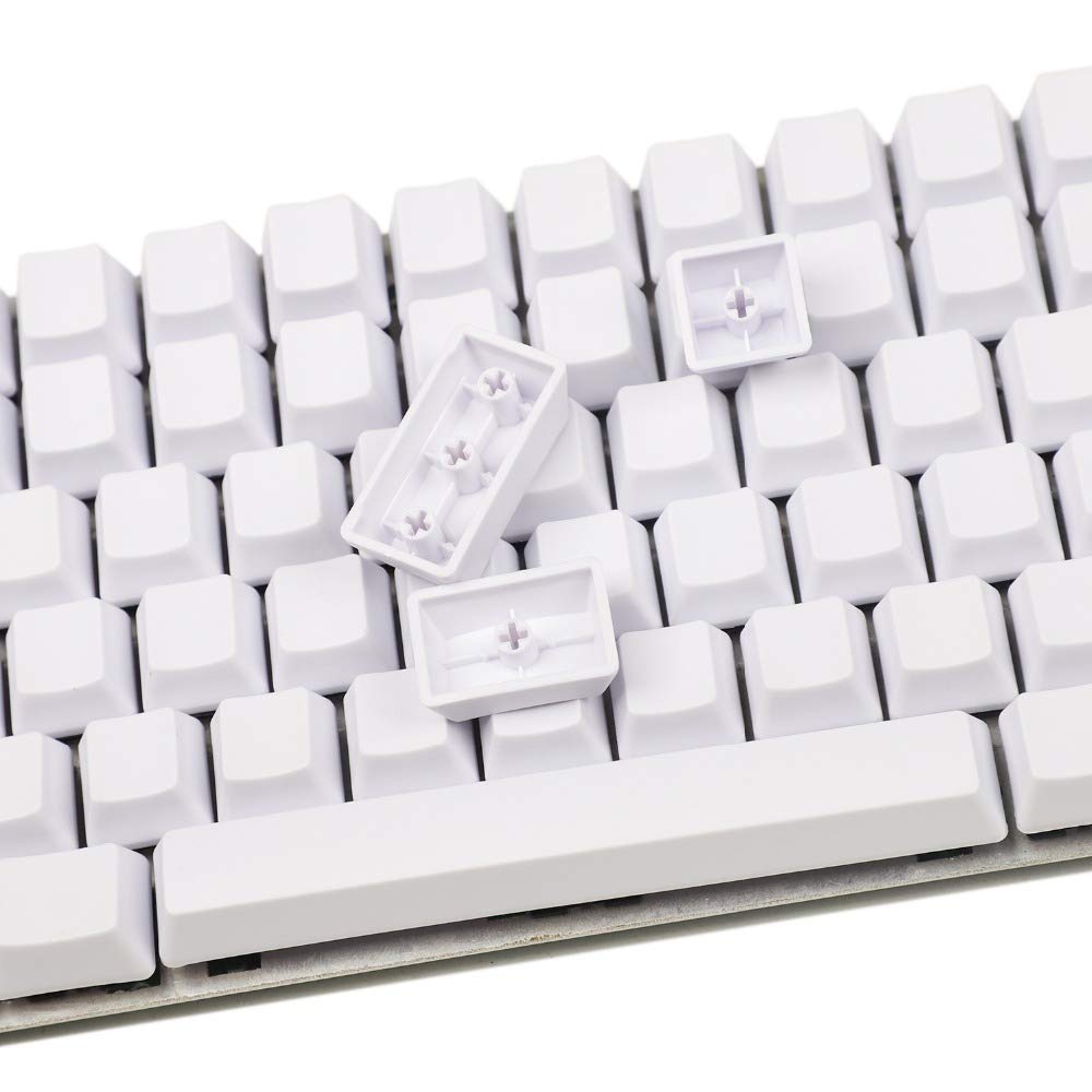 Ymdk White Black Dolch Thick Pbt 84 68 64 Blank Keyset Oem Profile Keycaps For Mx Mechanical Keyboard Keychron K2 K6 Keycool Tad