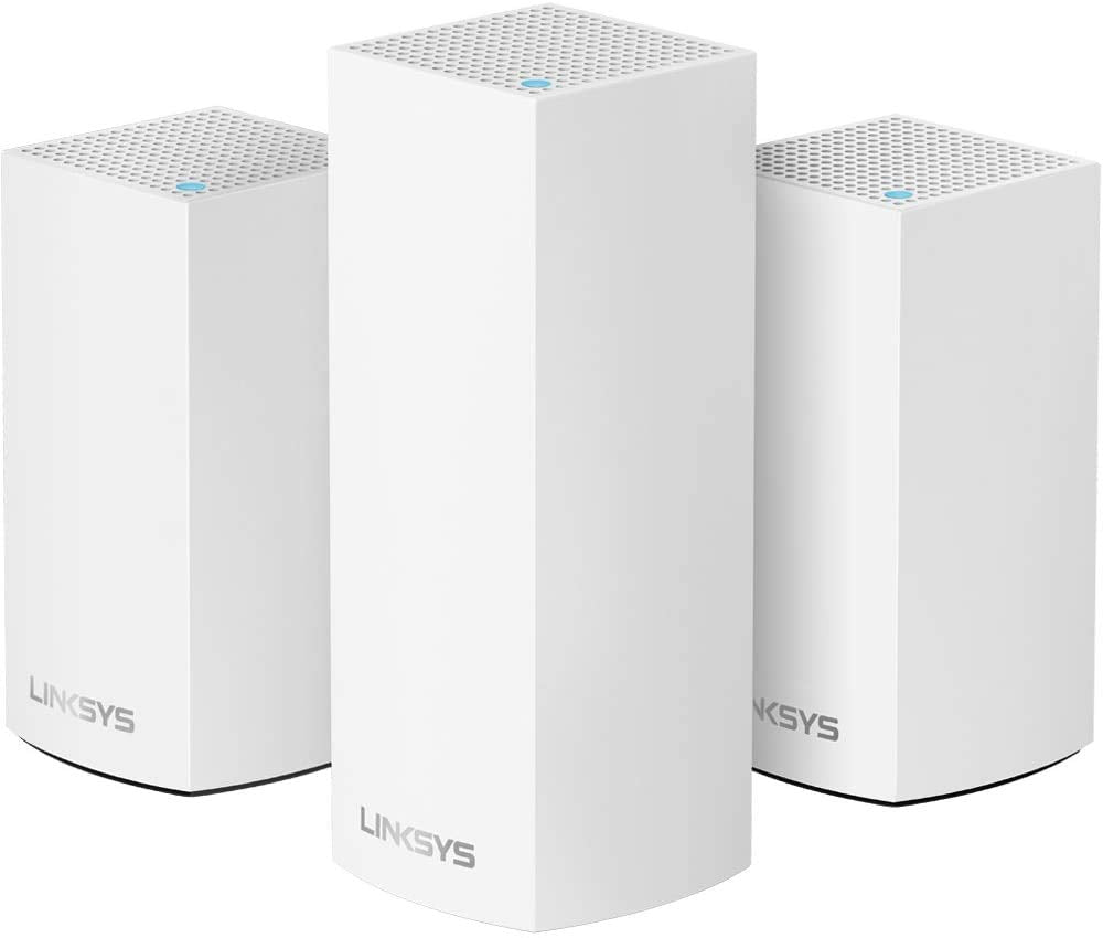 Linksys Whw0203 Velop Home Mesh Wi-Fi System Bundle (Dual/Tri-Band Combo) - Wi-Fi Router/Wi-Fi Extender For Whole-Home Mesh Netw