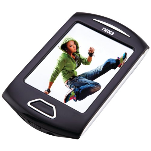 Naxa Electronics Nmv 179 Portable Media Player With 2.8 Inch Touch Screen, Black