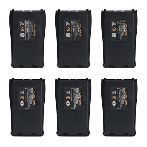 Luiton Original Replacement Rechargeable Li Ion 1500 Mah 3.7V Battery Pack Compatible With Baofeng Bf 888S Arcshell Ar 5 Retevis 777S Two Way Radio(6 Packs)