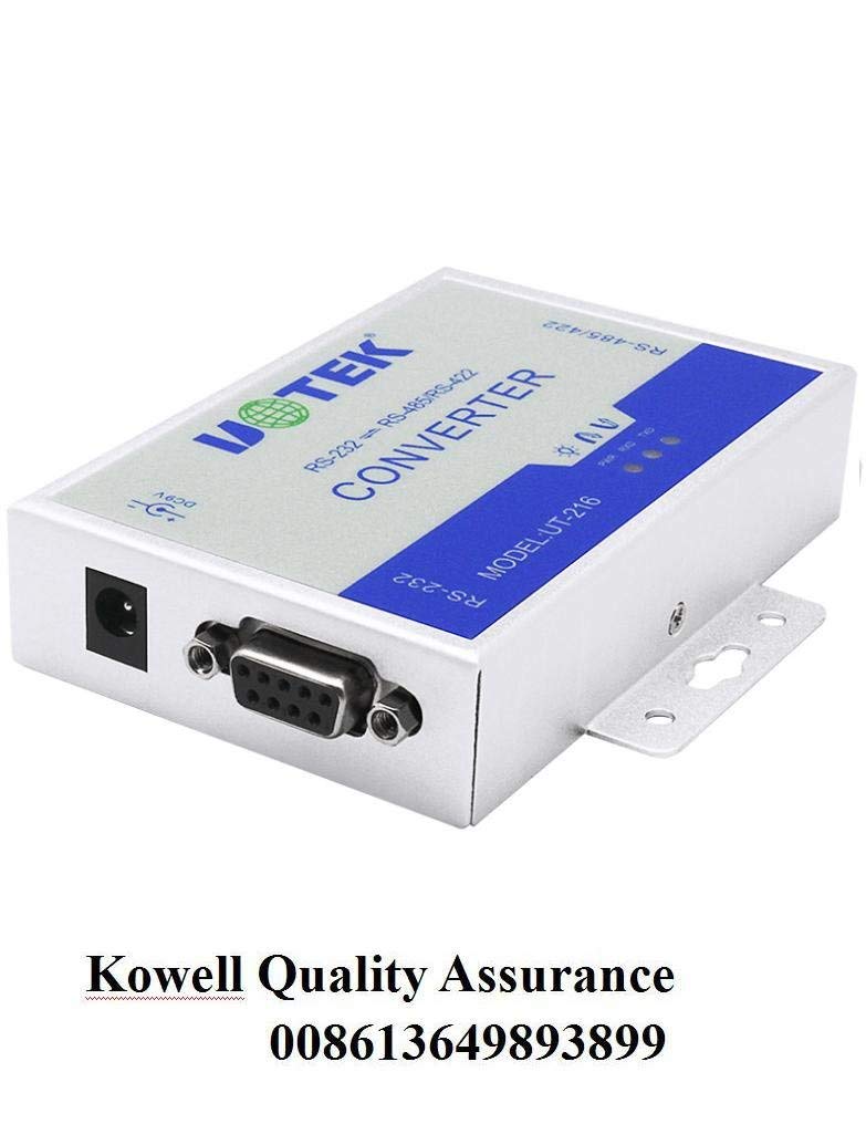 Utek Ut 216 Rs232 To Rs485/422 Active Vonverter(External Powered, Rs 232 To Rs 485/422, Wall Mounted, 600W Surging Protetion)