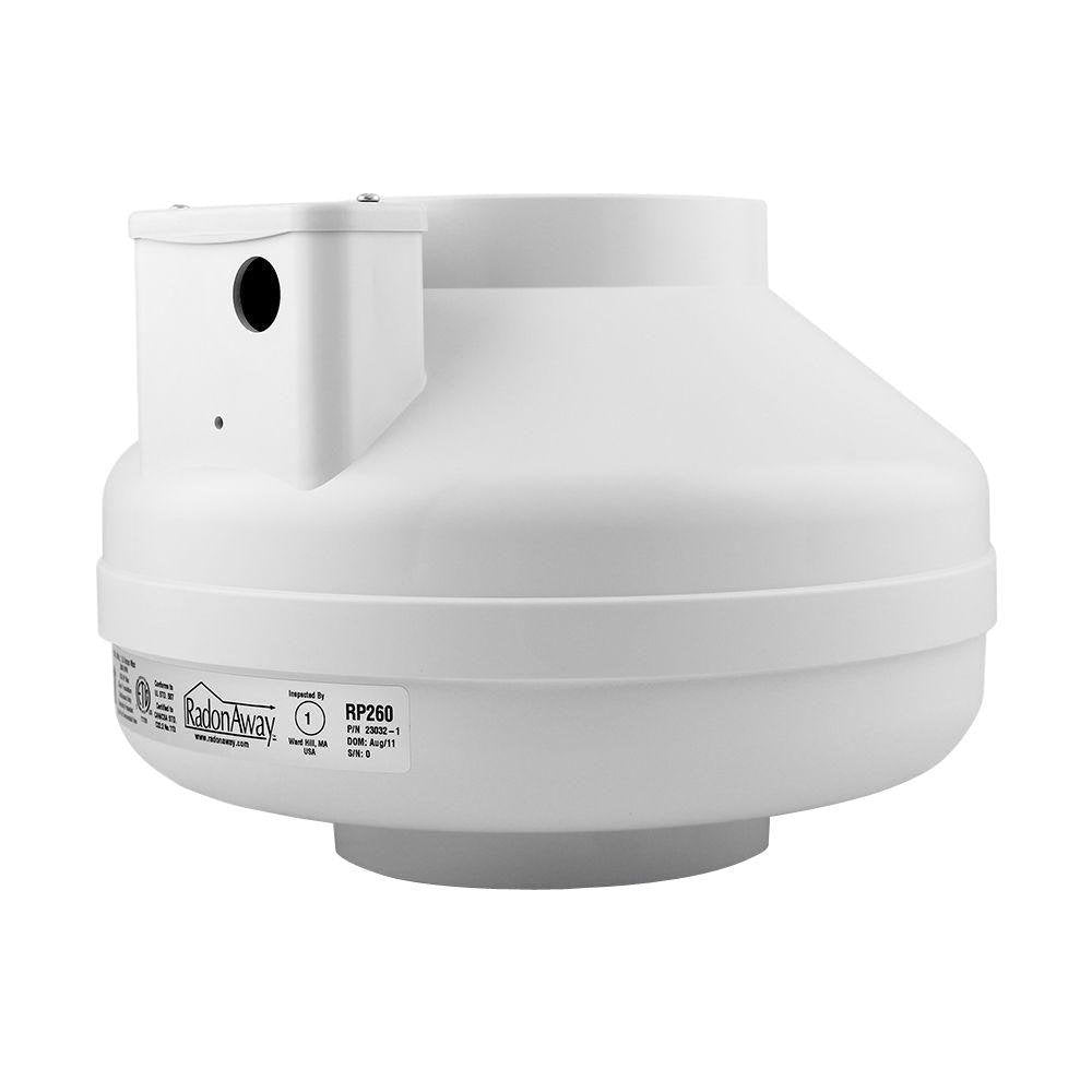 Radonaway 23032 1 Rp260 Radon Mitigation Fan, 6''