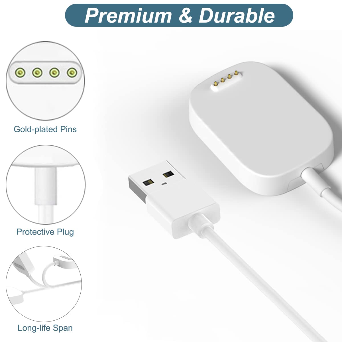 Charger For Gizmo Watch 3 2 1, Replacement Charging Cable Cord For Gizmo Watch Kids Smartwatch (2Pack, 1M/3.3Ft)