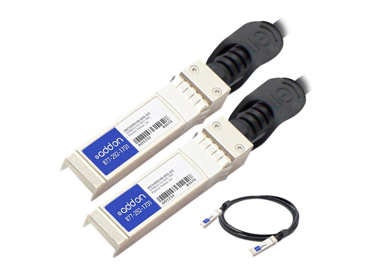 Addon Mellanox Mc3309130-003 Compatible Taa Compliant 10Gbase-Cu Sfp+ To Sfp+ Di