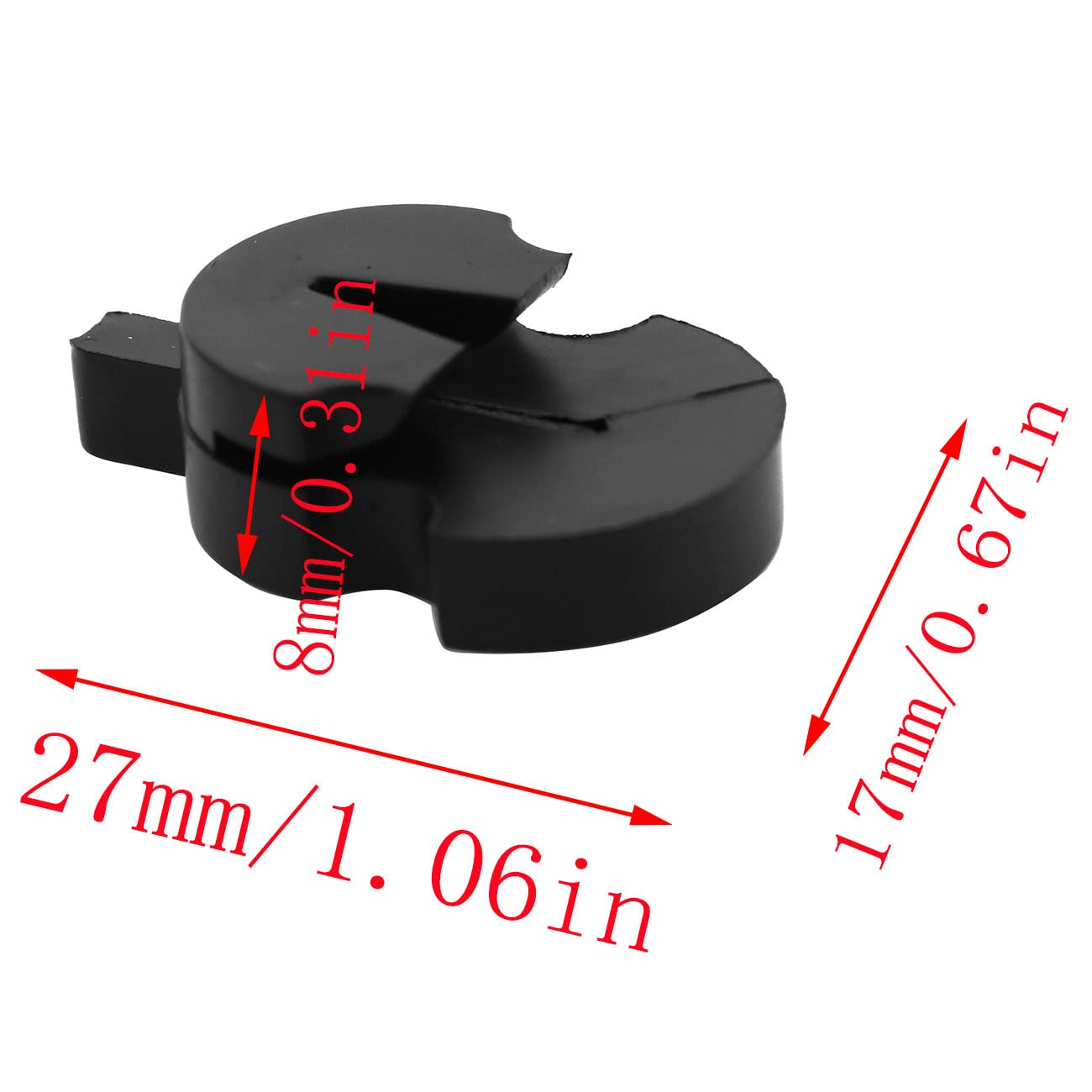 Tourte Style Rubber Mute Lq Industrial 3Pcs Tourte Style Black Rubber Mute For All Violins Small Violas Ultra Practice Silencer