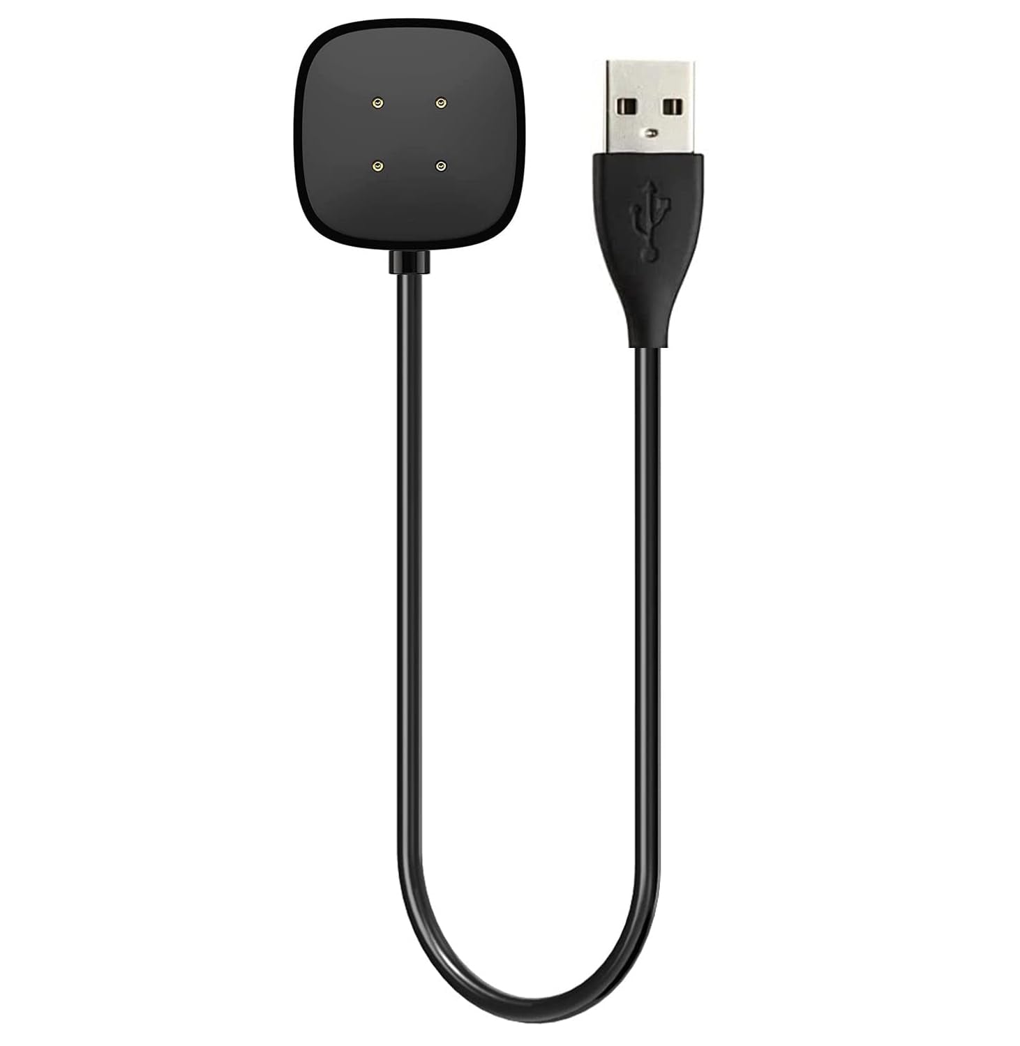 Sengkob Charger Cable Compatible With Smart Watch Fitbit Versa 4 / Sense/Versa 3 / Sense 2, Replacement Usb Charging Cradle Dock