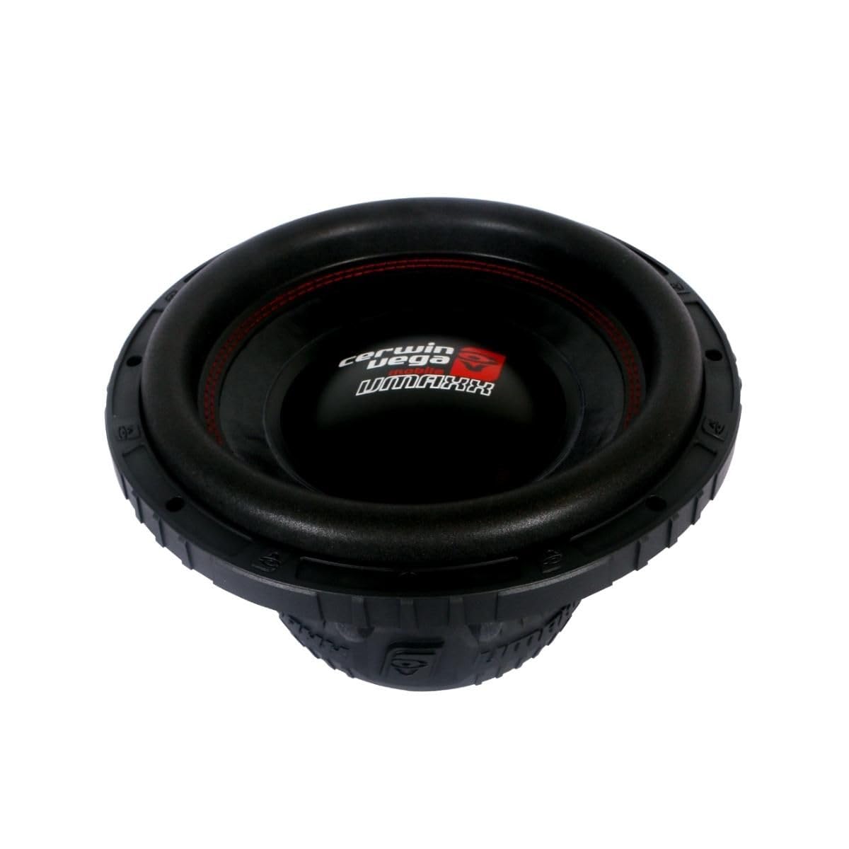 Cerwin-Vega! Vmaxx 8 500W Rms 2-Ohm High-Performance Subwoofer - Heavy Duty Aluminum, Black Semi-Pressed Cone, Advanced Cooling,