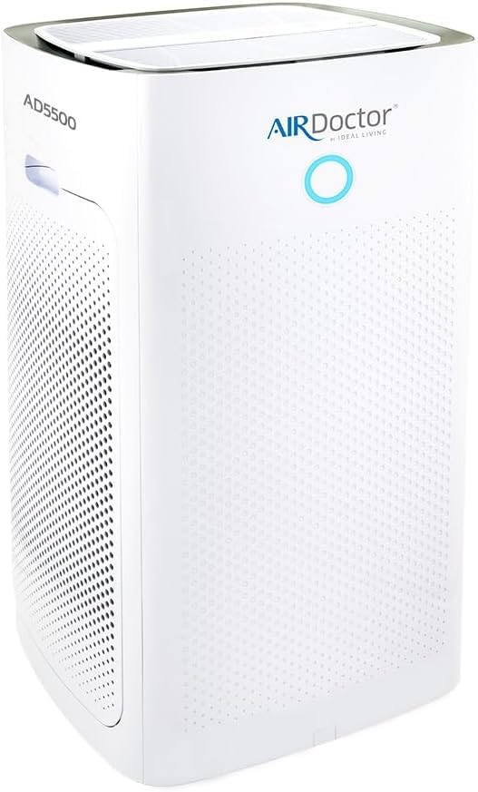 Airdoctor Ad5500 4 In 1 Air Purifier For Extra Large Spaces & Open Concepts With Ultrahepa, Carbon & Voc Filters   Captures Part