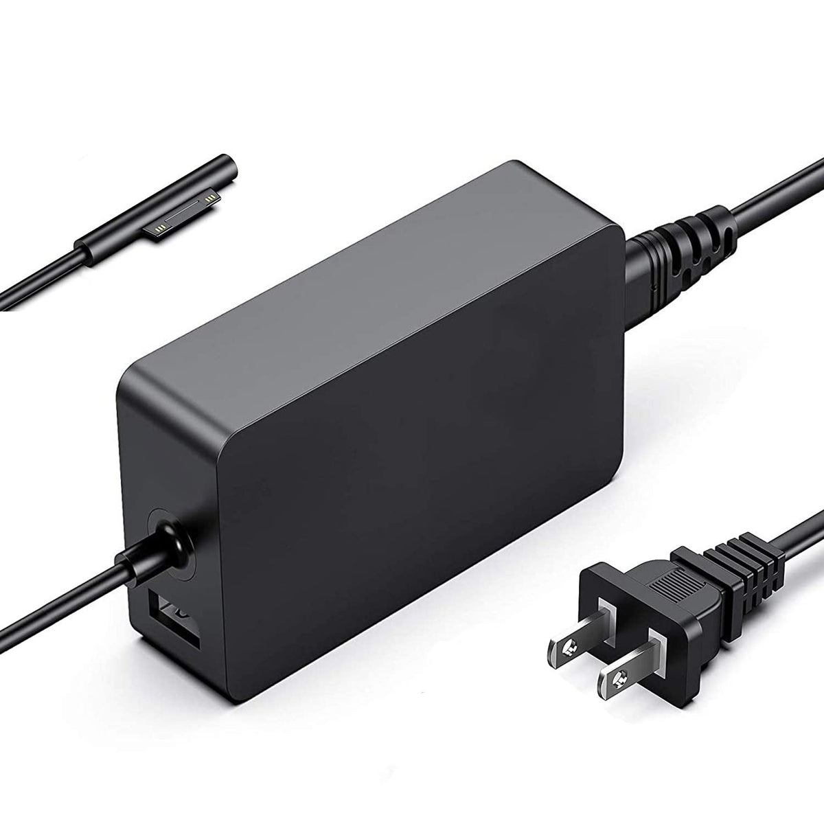 Surface Pro Charger For Microsoft Surface Charger For Surface Pro 9/8/7/6/5/4/3, Surface Laptop 2/3/4/5, Surface Book, Surface Go, 65W Windows Charger