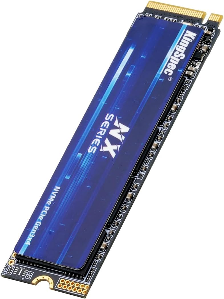 KingSpec NX Series 4TB Gen3x4 NVMe M.2 SSD, Up to 3500MB/s, 3D NAND Flash M2 2280 Internal Solid State Drive, for Desktop and La