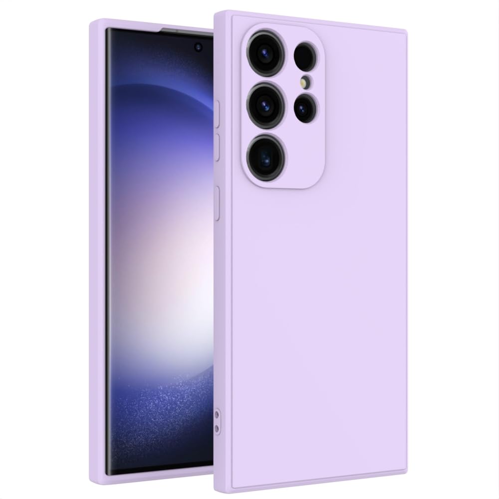 Wogroo For Samsung Galaxy S22 Ultra Case Purple, Scratch Resistant With Soft Touch, Slim Thin Phone Cover For Samsung Galaxy S22