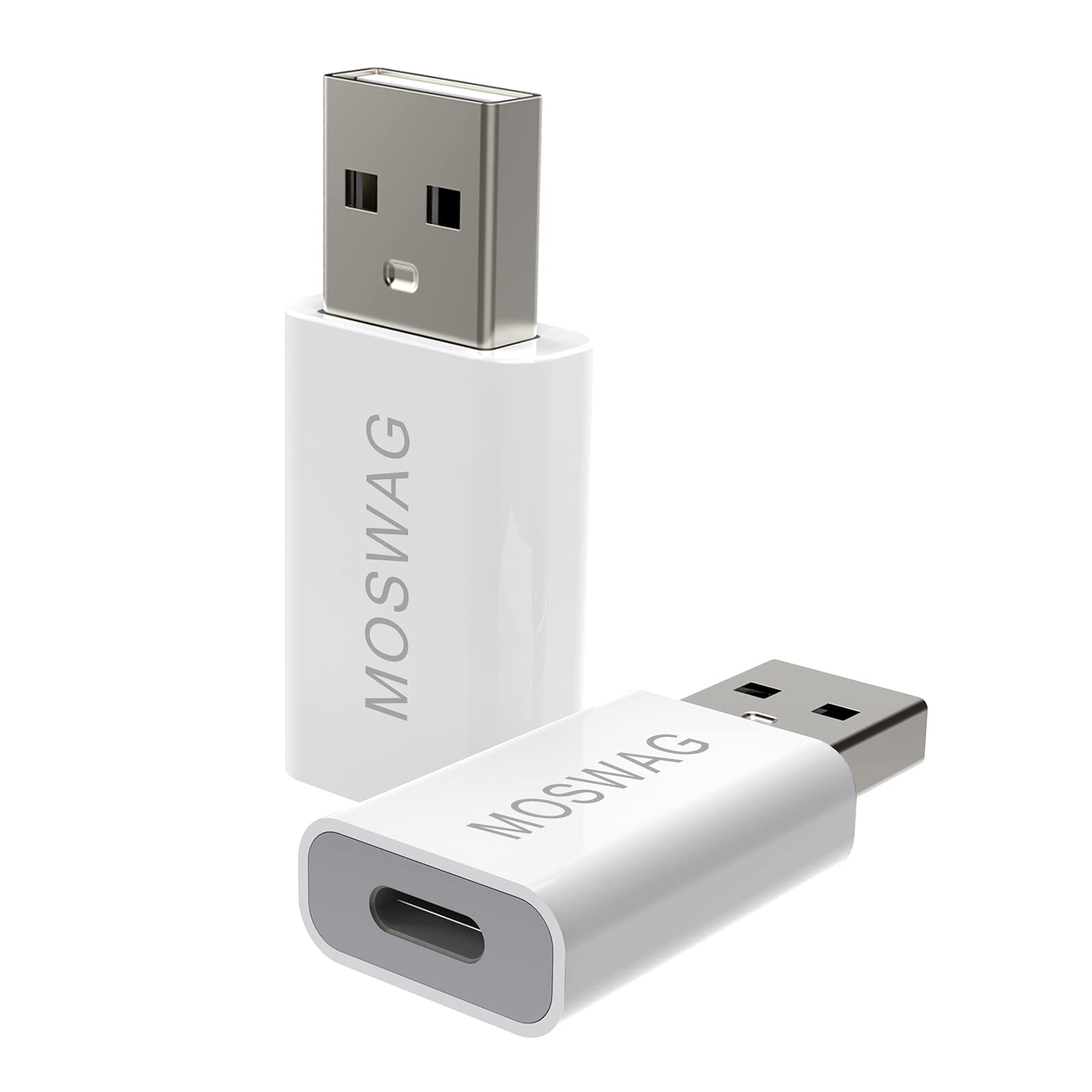 Moswag Usb C Female To Usb Male Adapter, Usb C To Usb Adapter Compatible With Apple Magsafe Charger, Watch Series Ultra/8/7/Se,