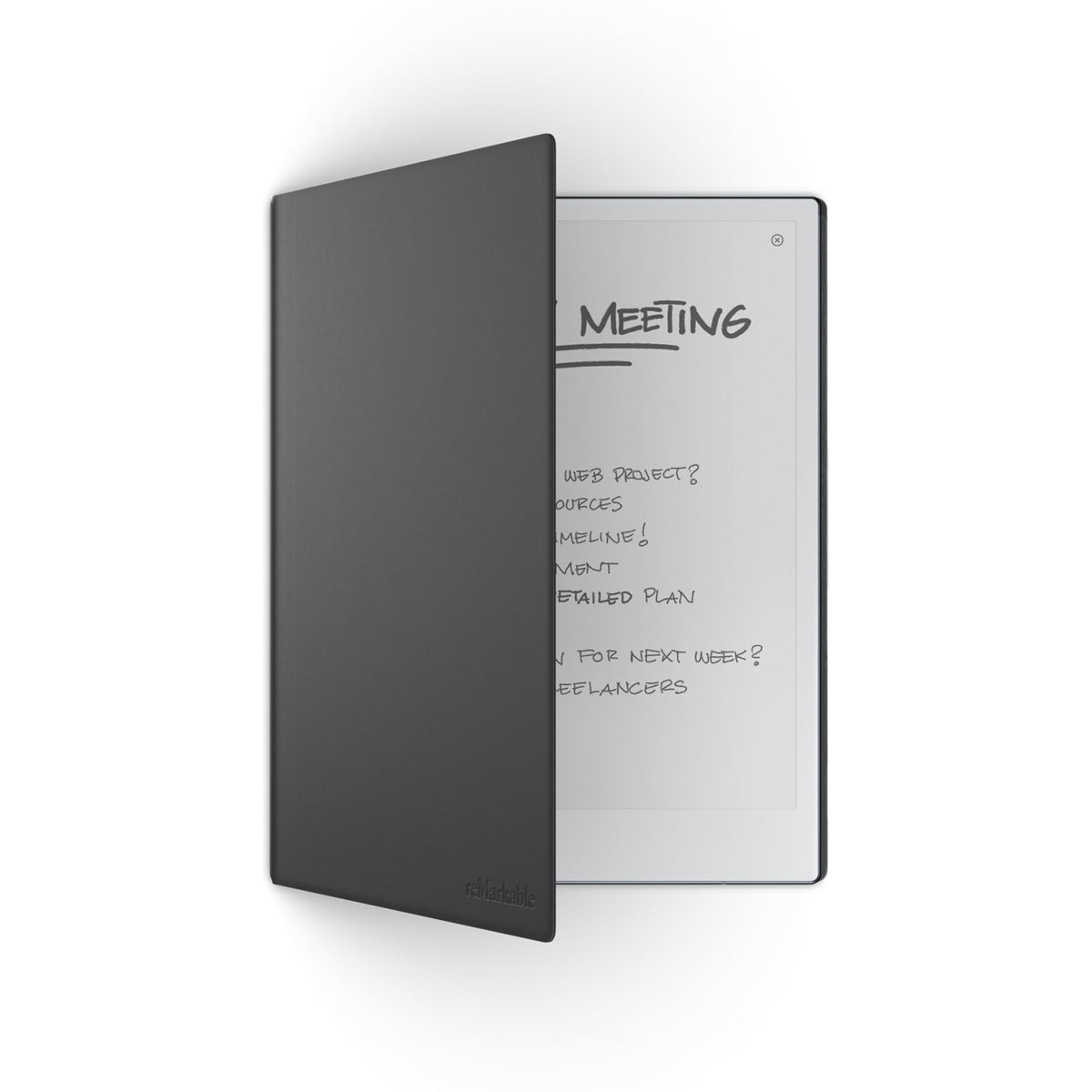 Remarkable Book Folio   Official Remarkable 2 Cover | Slim, Premium Leather Folio In Black | Stylish Protection For Your Remarka