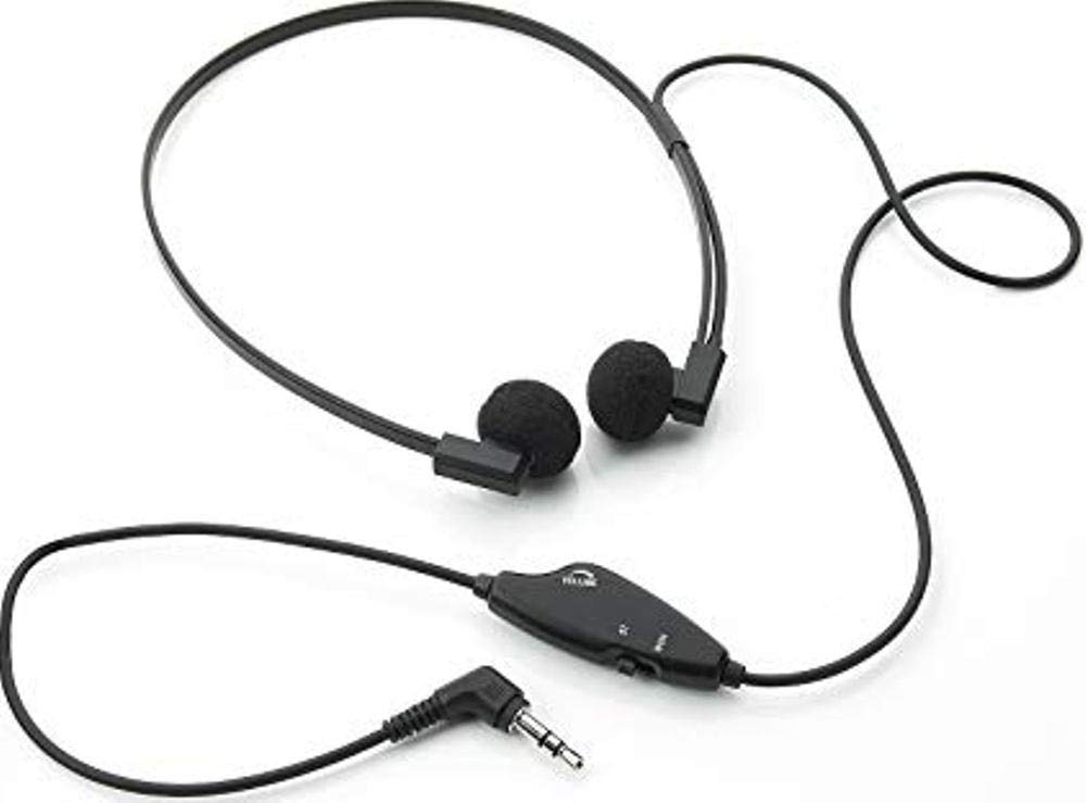 Vec Electronics Spectra Sp Vc 5 Deluxe Twin Speaker Transcription Headset, Volume Control And Stereo/Mono Switch, 5 Ft. Cord Wit