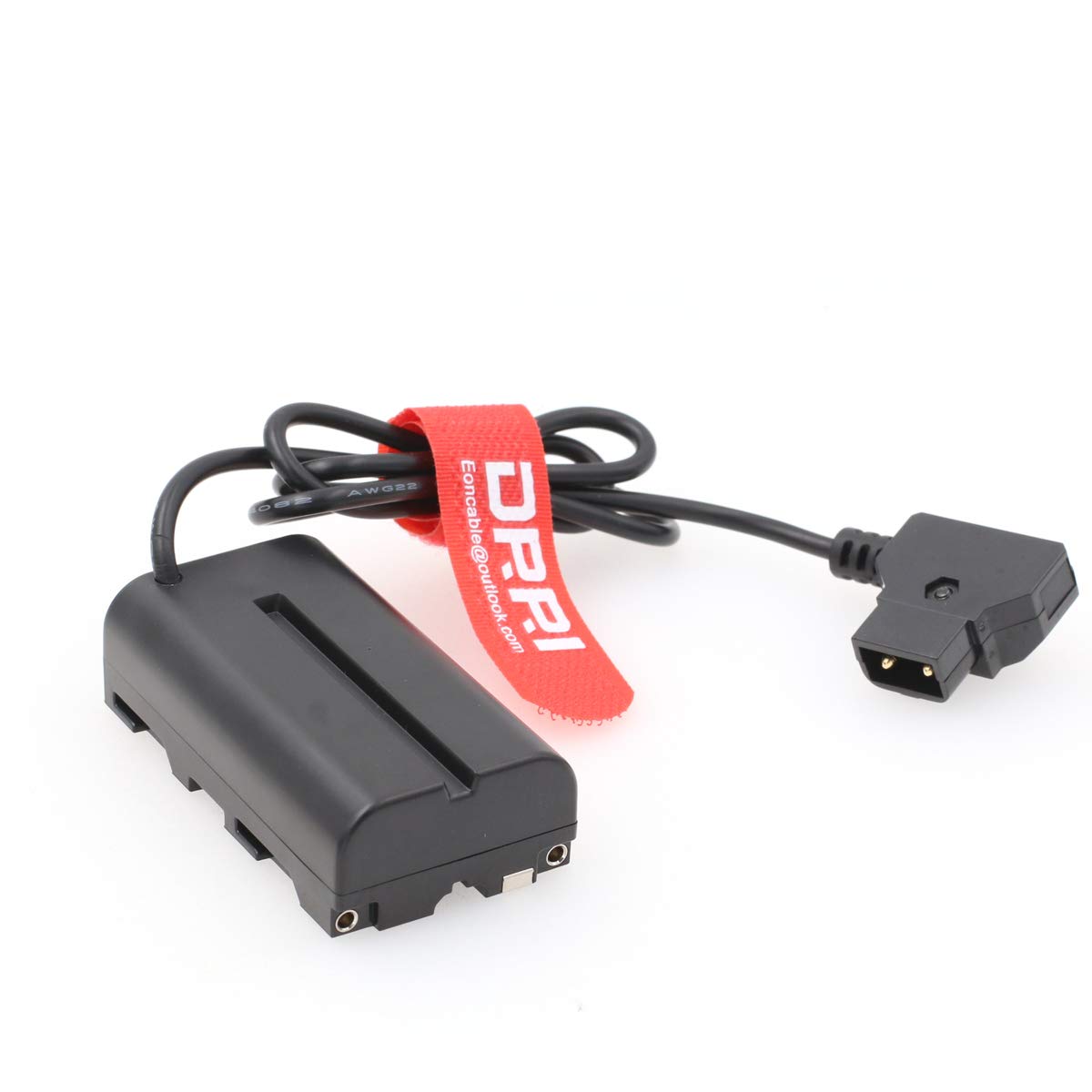 Drri Np F Dummy Battery Dc Coupler Dtap Adapter Cable For Sony Np F990 Np F970 F960 F770 F750 F550