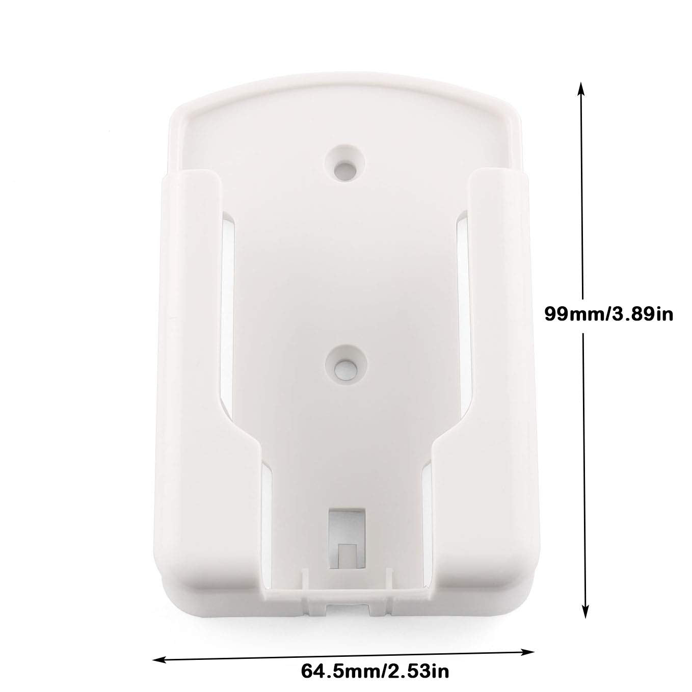 E Outstanding Remote Control Rack Holder White Wall Mounted Organizer Self Adhesive Media Storage Box Case For Air Conditioner C