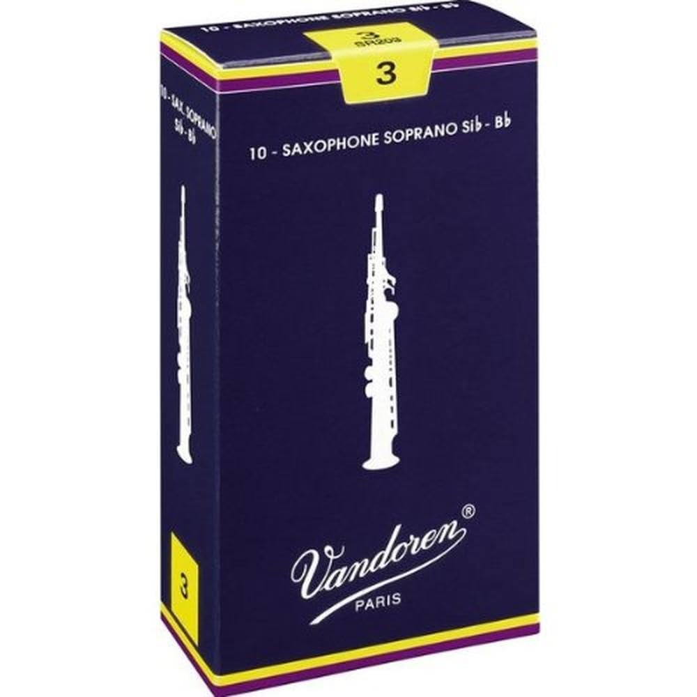 Vandoren Sr201 Soprano Sax Traditional Reeds Strength 1; Box Of 10