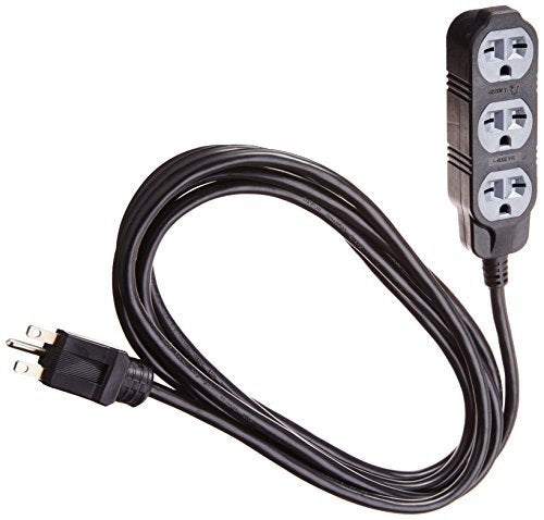 Hydrofarm Bacde24025 Extension Cord, 240V, 25', Black
