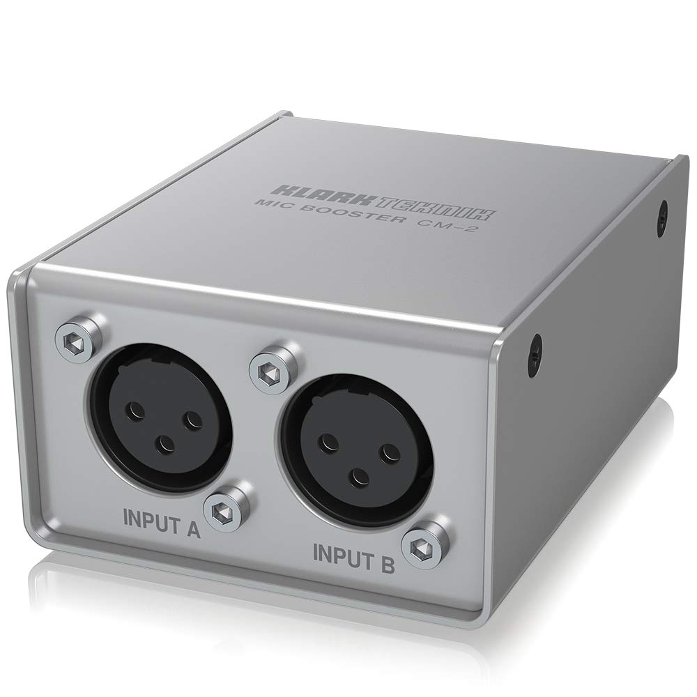 Klark Teknik Mic Booster Cm 2 2 Channel Dynamic Microphone Booster With Preamps