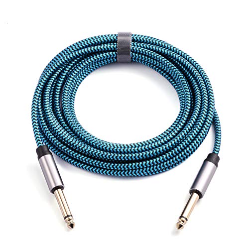 Hftywy 6.35Mm Guitar Cable 20 Ft 1/4 Inch Guitar Instrument Cable 6.35Mm (1/4) Ts To 6.35Mm (1/4) Trs Stereo Audio Cable Male To