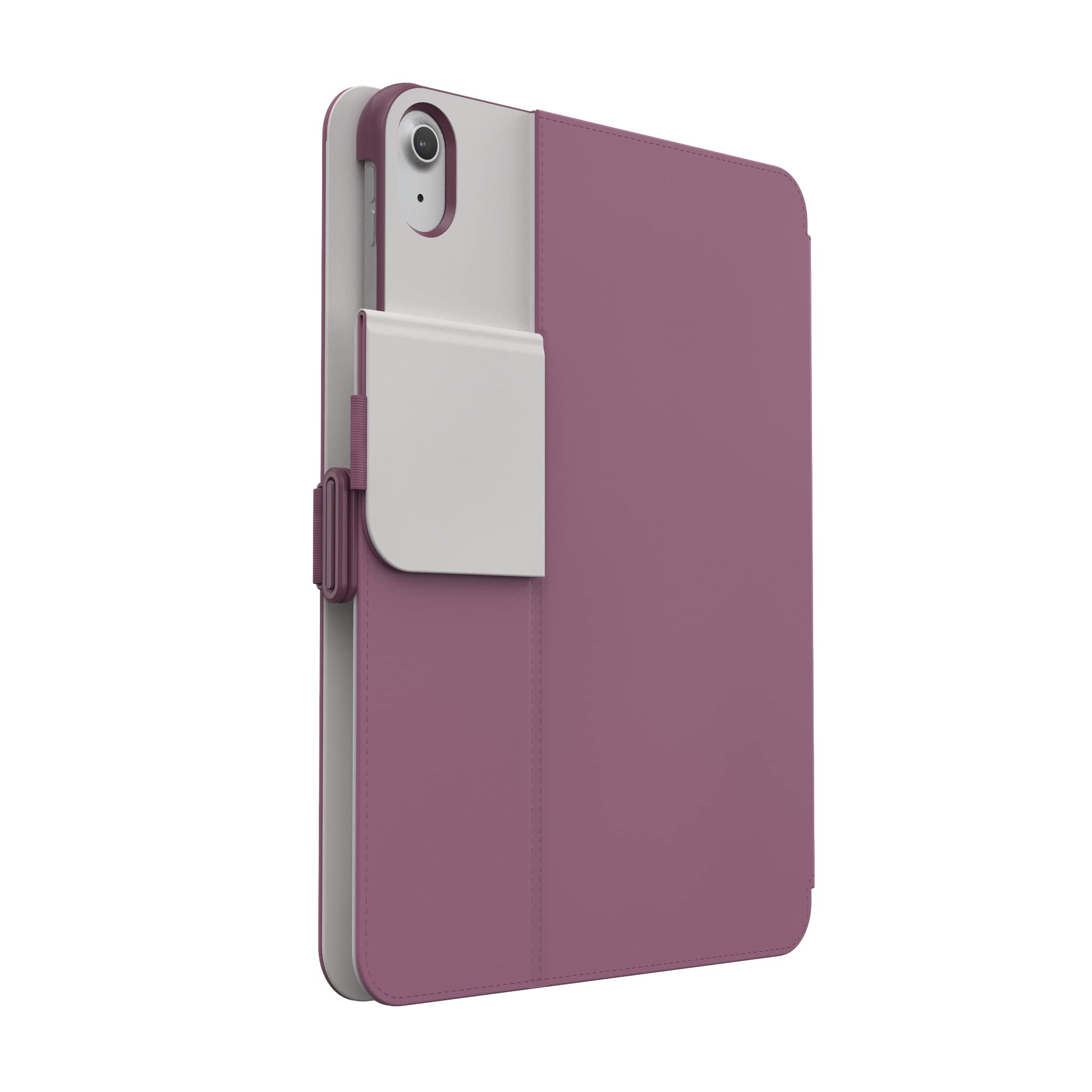 Speck Case For Ipad Pro 10Th Generation 10.9 Inch - Drop & Camera Protection, Slim Multi Range Stand, Apple Pencil Holder - Plum