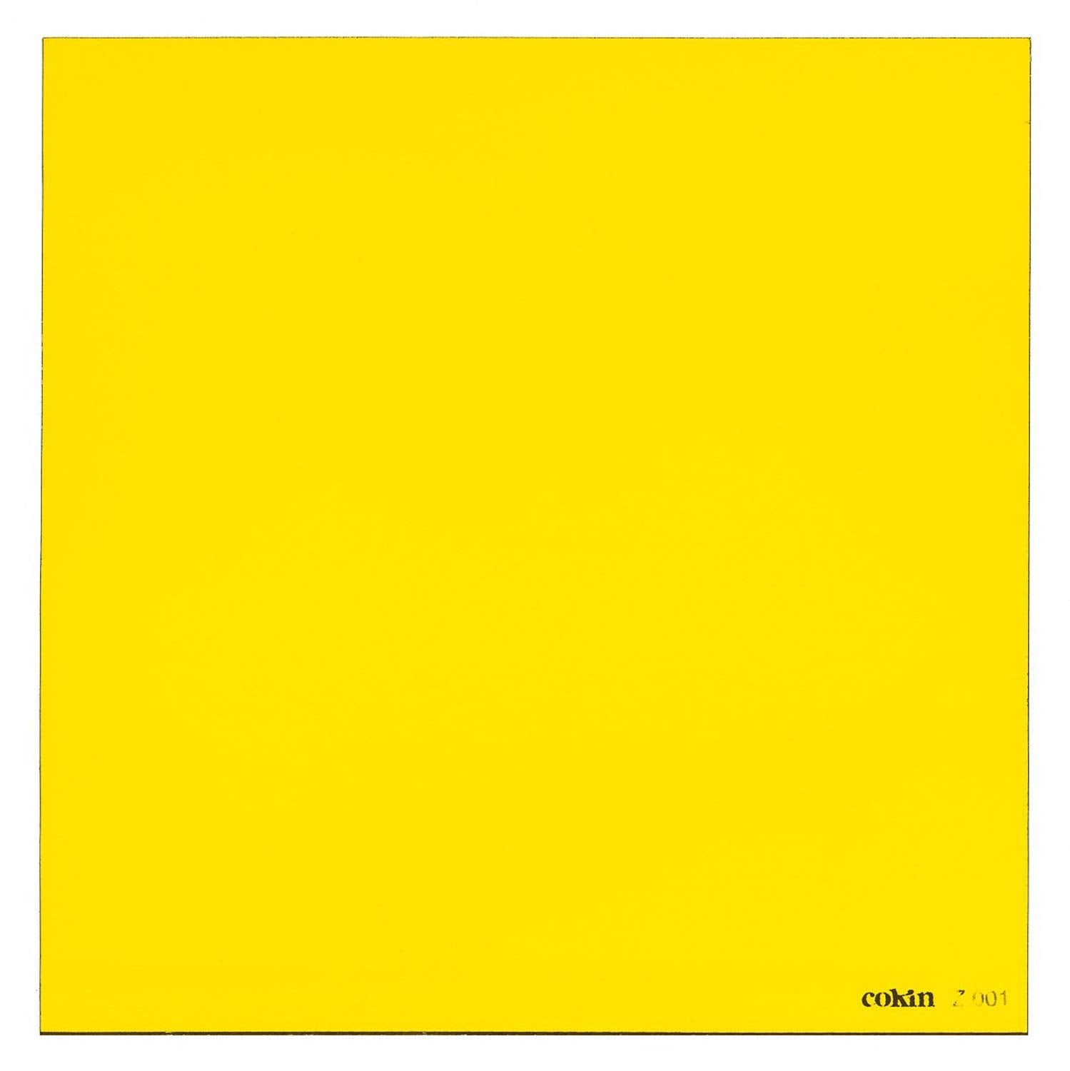 Cokin Square Yellow (Z001)   2/3 Stop For L (Z) Series Holder   100Mm X 100Mm