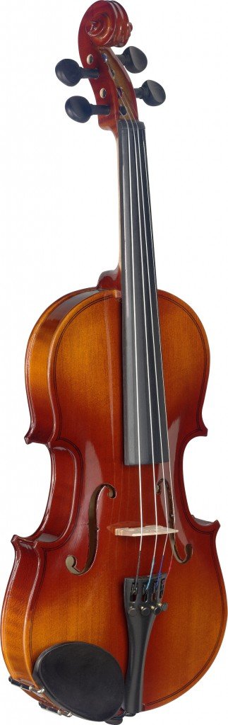 Stagg VN-1/2 L Solid Spruce Top 1/2-Size Violin with Maple Back and Sides - Natural