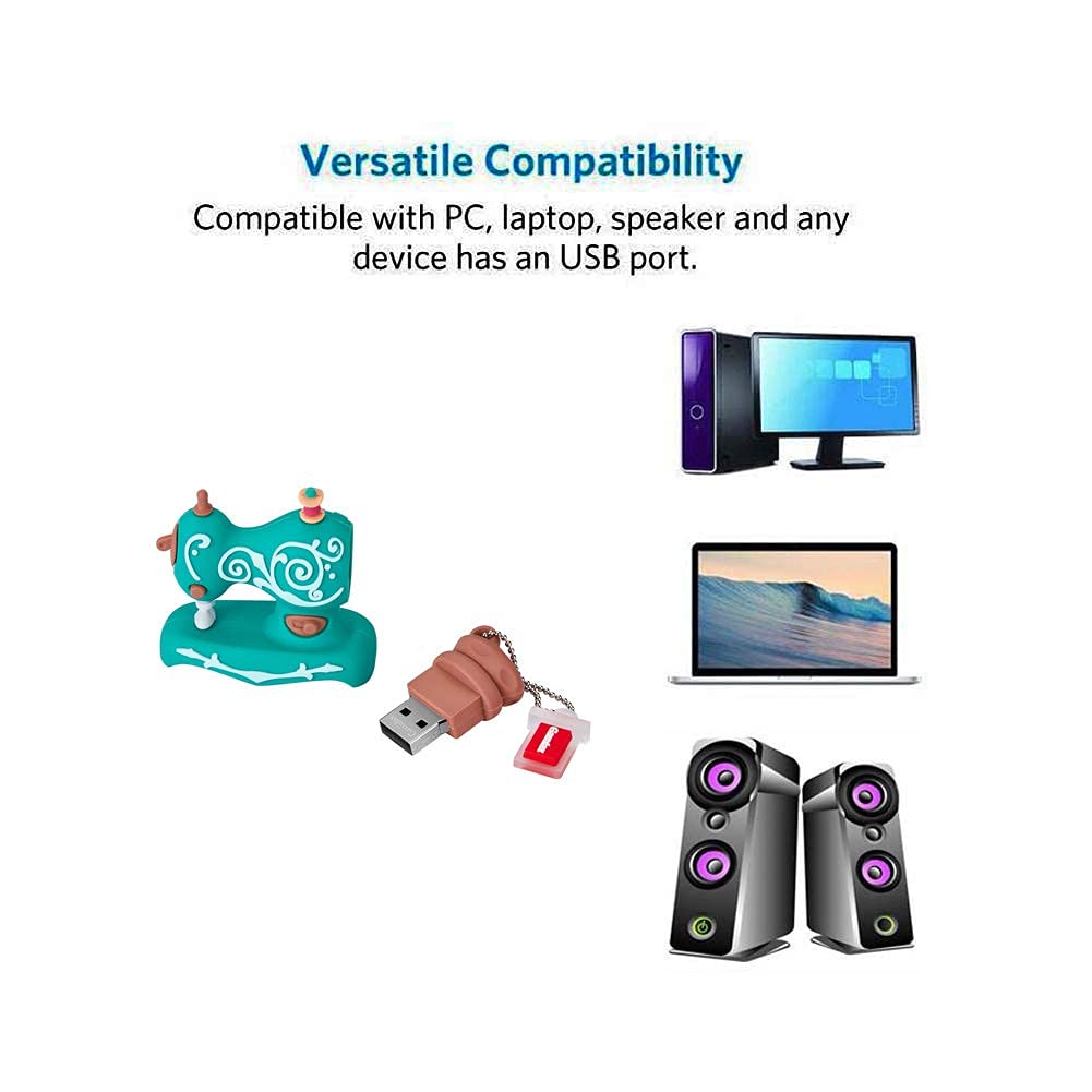 Garrulax Usb Flash Drive, 8Gb / 16Gb / 32Gb / 64Gb Usb2.0 Cute Shape Usb Memory Stick Date Storage Pendrive Thumb Drives Gift(64