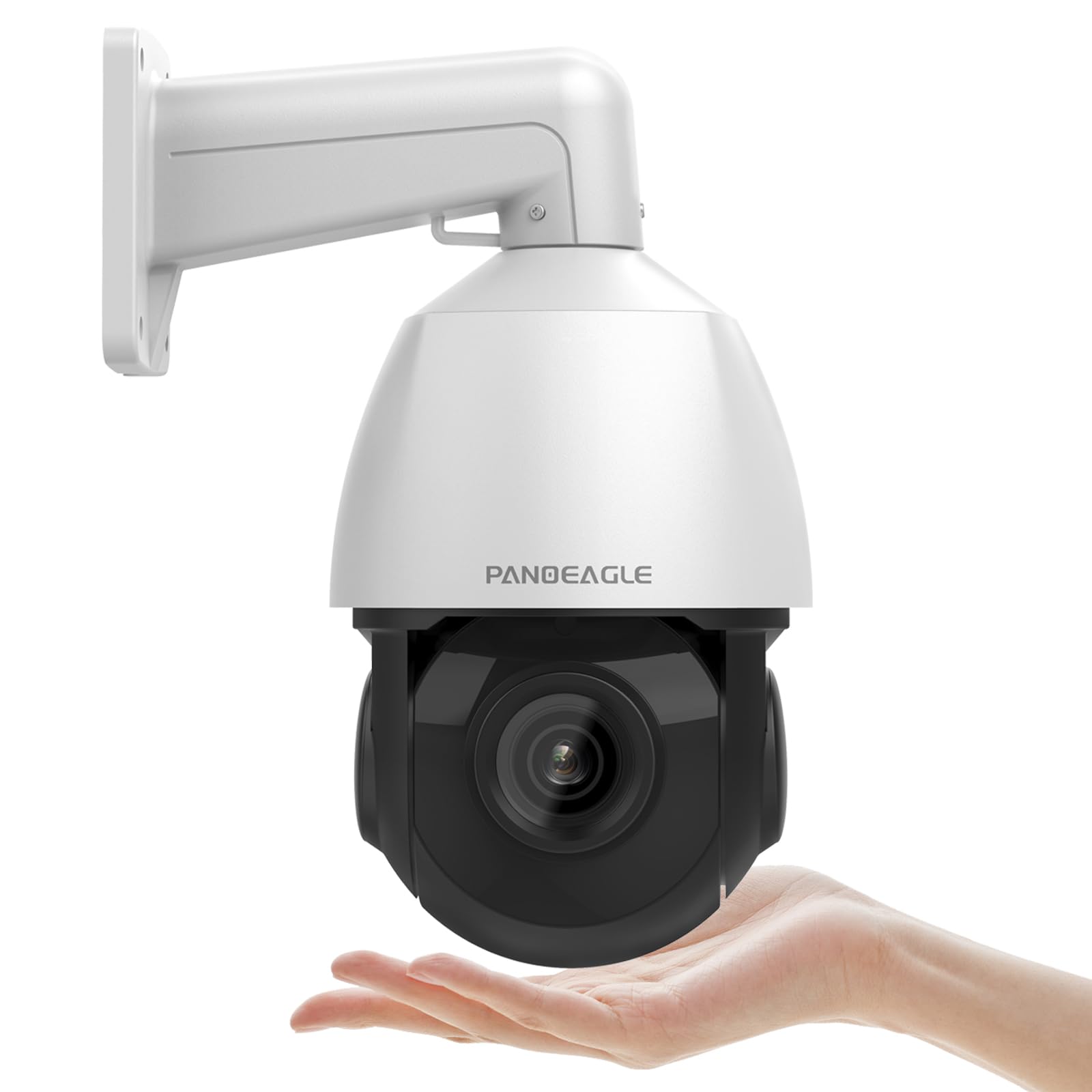 Panoeagle 5Mp Ptz Poe Ip Camera Outoodoor Speed Dome, 18X Optical Zoom Security Camera With Auto Tracking, Human Vehicle Detecti