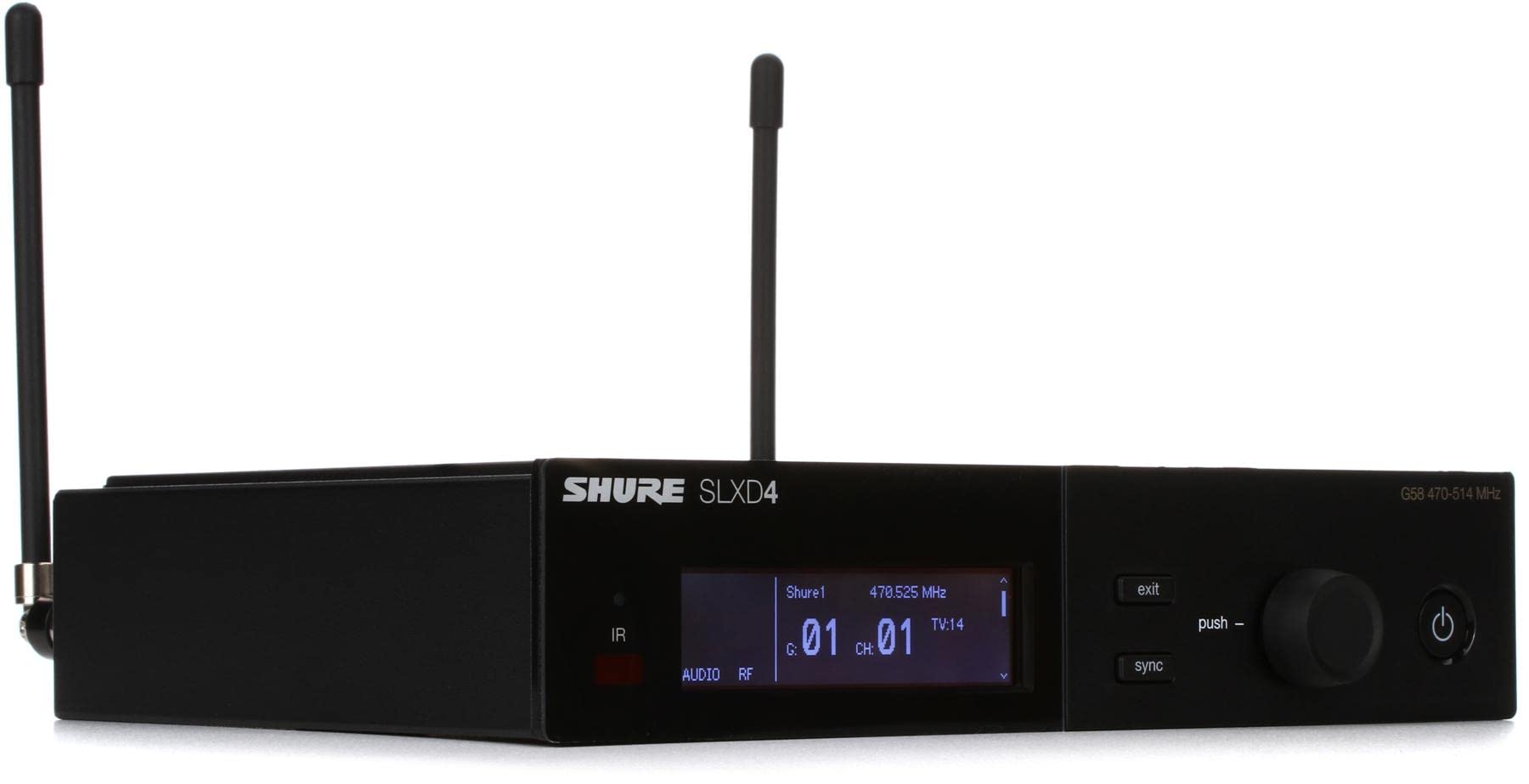 Shure SLXD4 Wireless Receiver (Transmitter Sold Separately)