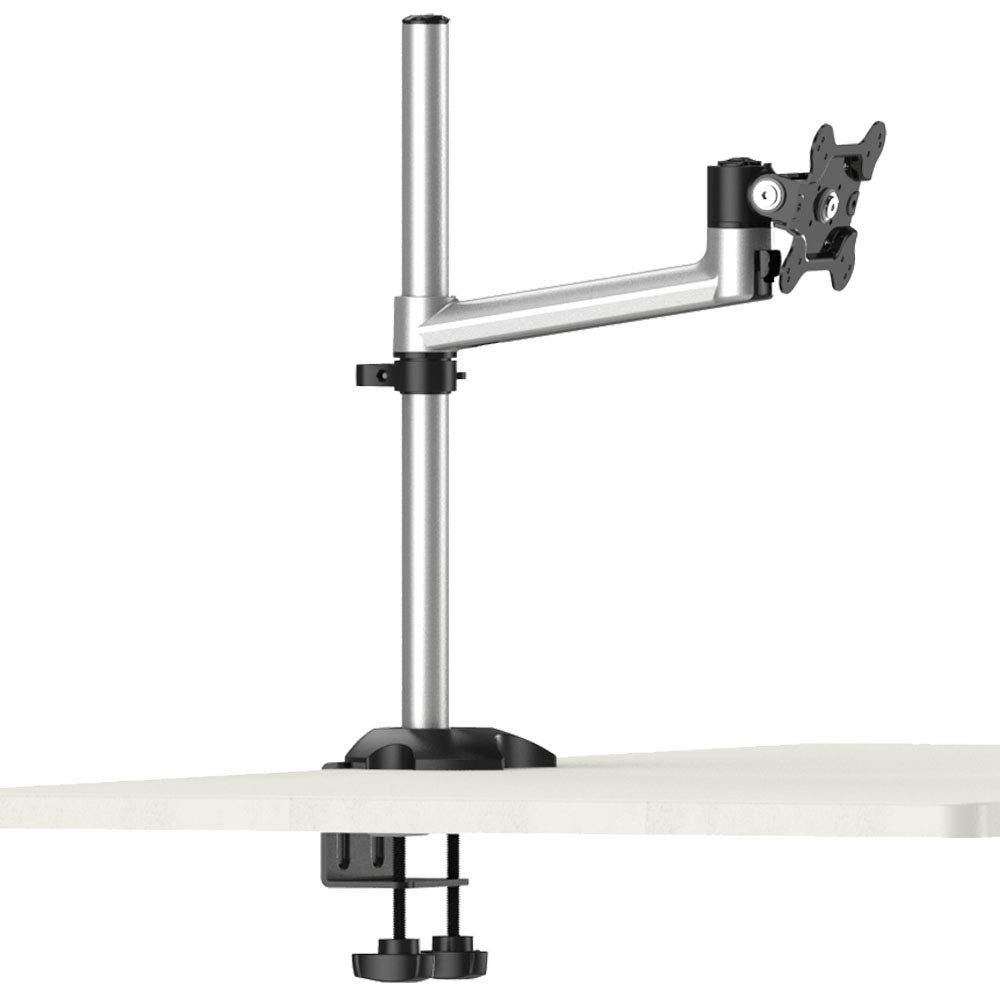Cotytech Monitor Stand Quick Release Single Arm with 2 in 1 Base (BL DM127)