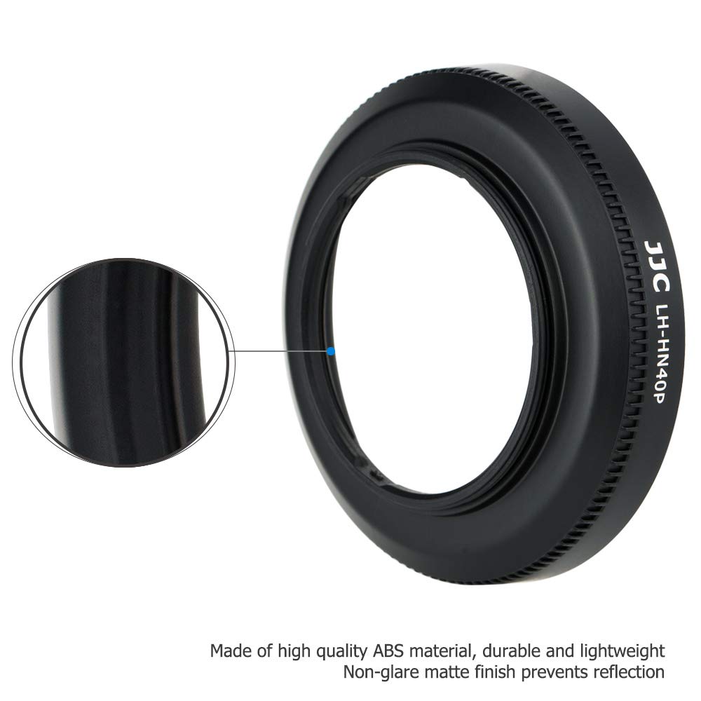 Screw In Lens Hood Shade For Nikon Nikkor Z Dx 16 50Mm F/3.5 6.3 Vr Lens On Nikon Z50 Zfc Z Fc Replace Nikon Hn 40 Lens Hood