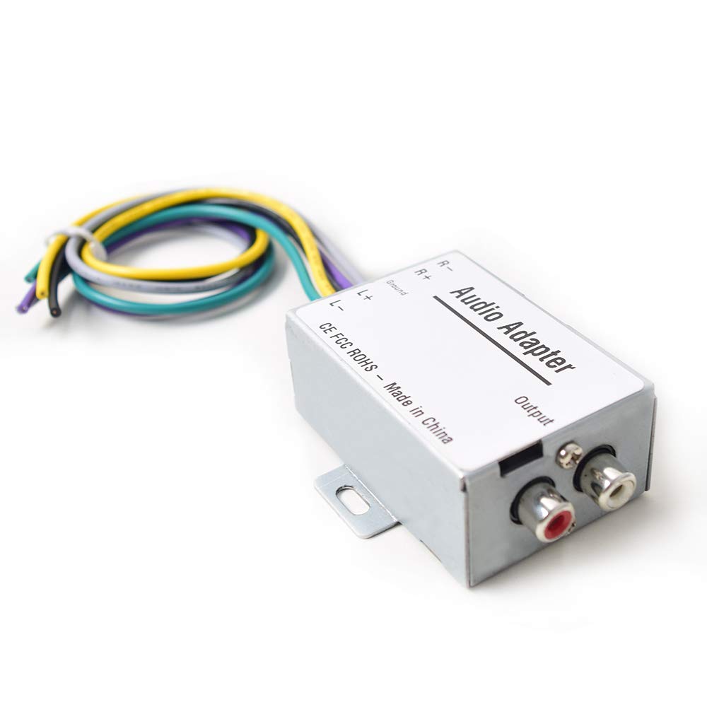Car Stereo Audio Speak Signal Hi Low Converter For Auto Amp Subwoofer Amplifier Cd Player High To Low Adapter Audio Amp Converter