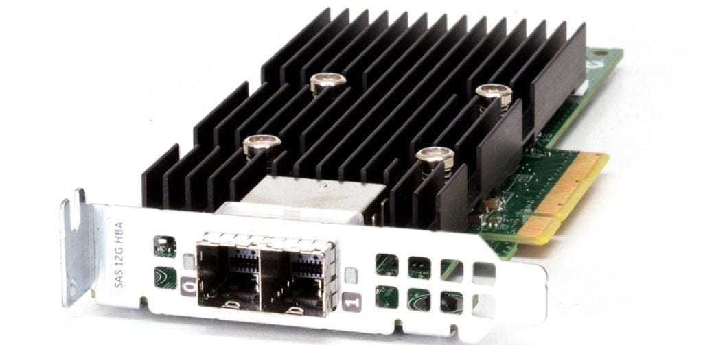 Dell Sas 12 Gbps Hba External Controller Card   4 Sff 8644 12gb/s Sas Serial Attached Scsi [sas] External