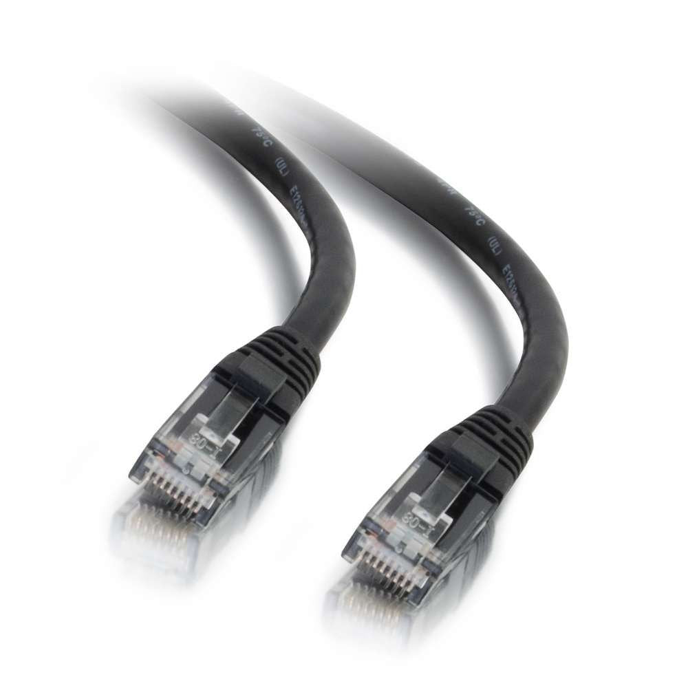 C2G 03986 Cat6 Cable   Snagless Unshielded Ethernet Network Patch Cable, Black (12 Feet, 3.65 Meters)
