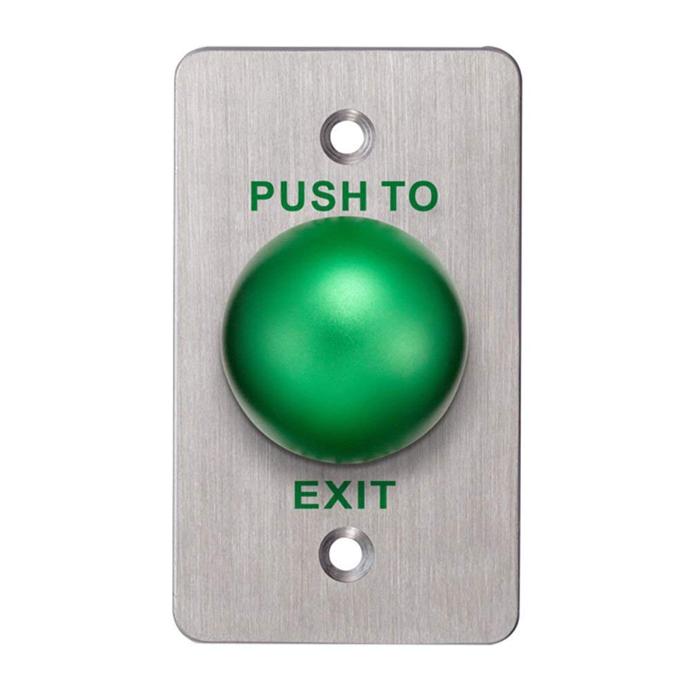 Uhppote Stainless Steel Panel Push To Exit Button For Door Access Control (Rectangle)