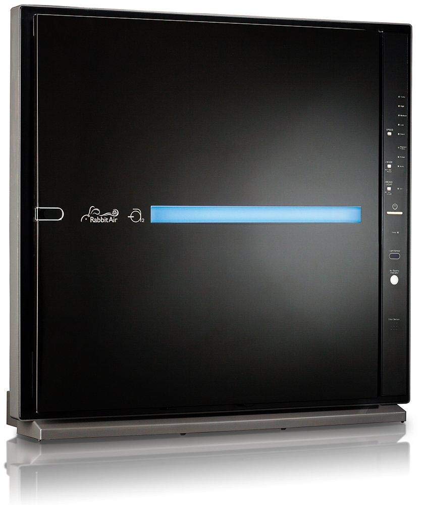 Rabbitair Minusa2 Ultra Quiet Hepa Air Purifier   Stylish, Efficient And Energy Star (Spa 780A, Black, Germ Defense)