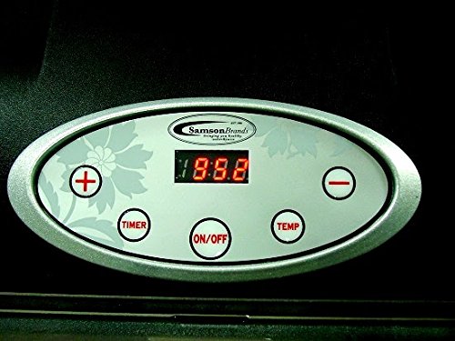 Samson Silent Dehydrator 6 Tray With With Digital Timer And Temperature Control For Fruit, Vegetables, Beef Jerky, Herbs, Dog Treats, Fruit Leathers And More