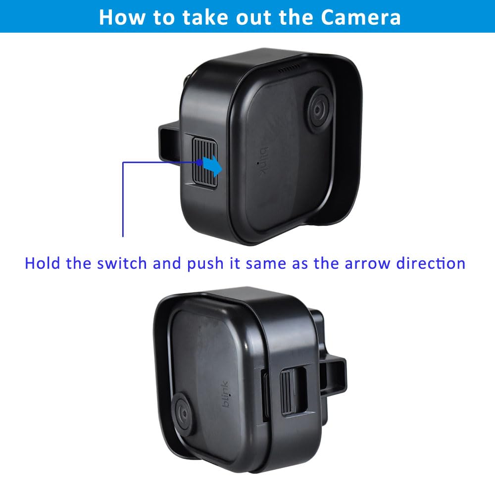 All New Blink Outdoor 4Th Gen Camera Mounting Brackets,1 Pack Weatherproof Protective Housing And 360 Degree Adjustable With Sync Module Wall Mount (Blink Camera Is Not Included)