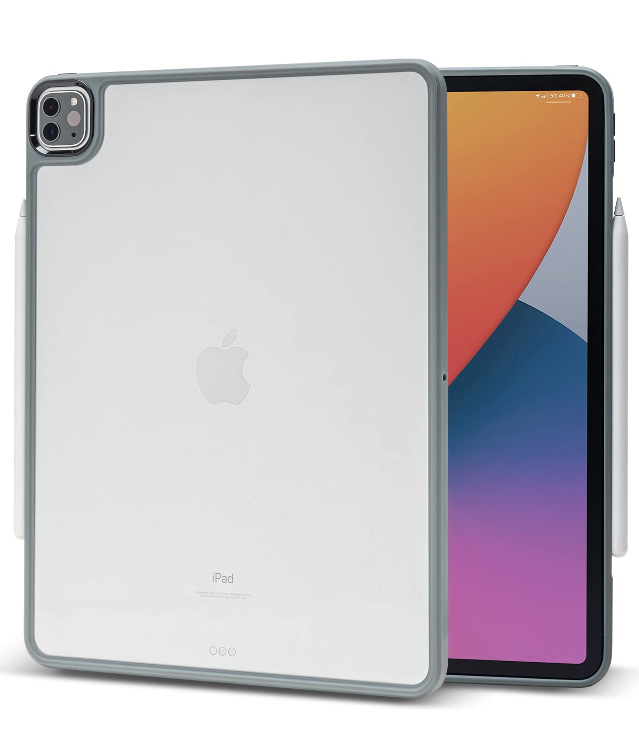 Goospery Air Shield Ipad Pro Case 6Th/ 5Th/ 4Th Generation 12.9 Inch, Daily Light Slim Case With Lip Up Durable Pc And Clear Tpu