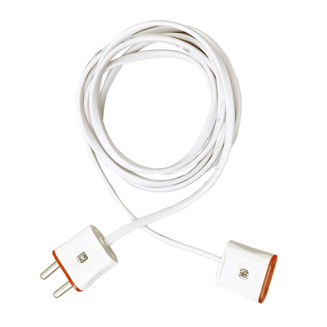 HiPLASST PINS & Plugs HiPLASST 2Pin Flexible MaleFemale Socket,Flat Wire,Extension Cord for Multipurpose Use,Festive Decorat