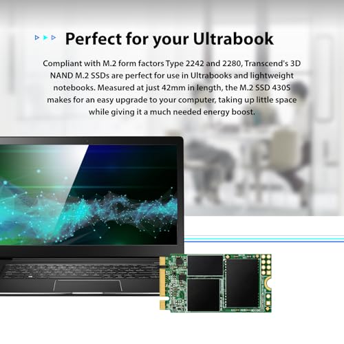 Transcend Ts256Gmts430S 256Gb M.2 2242 Sataiii B+M Key Mts430S Solid State Drive
