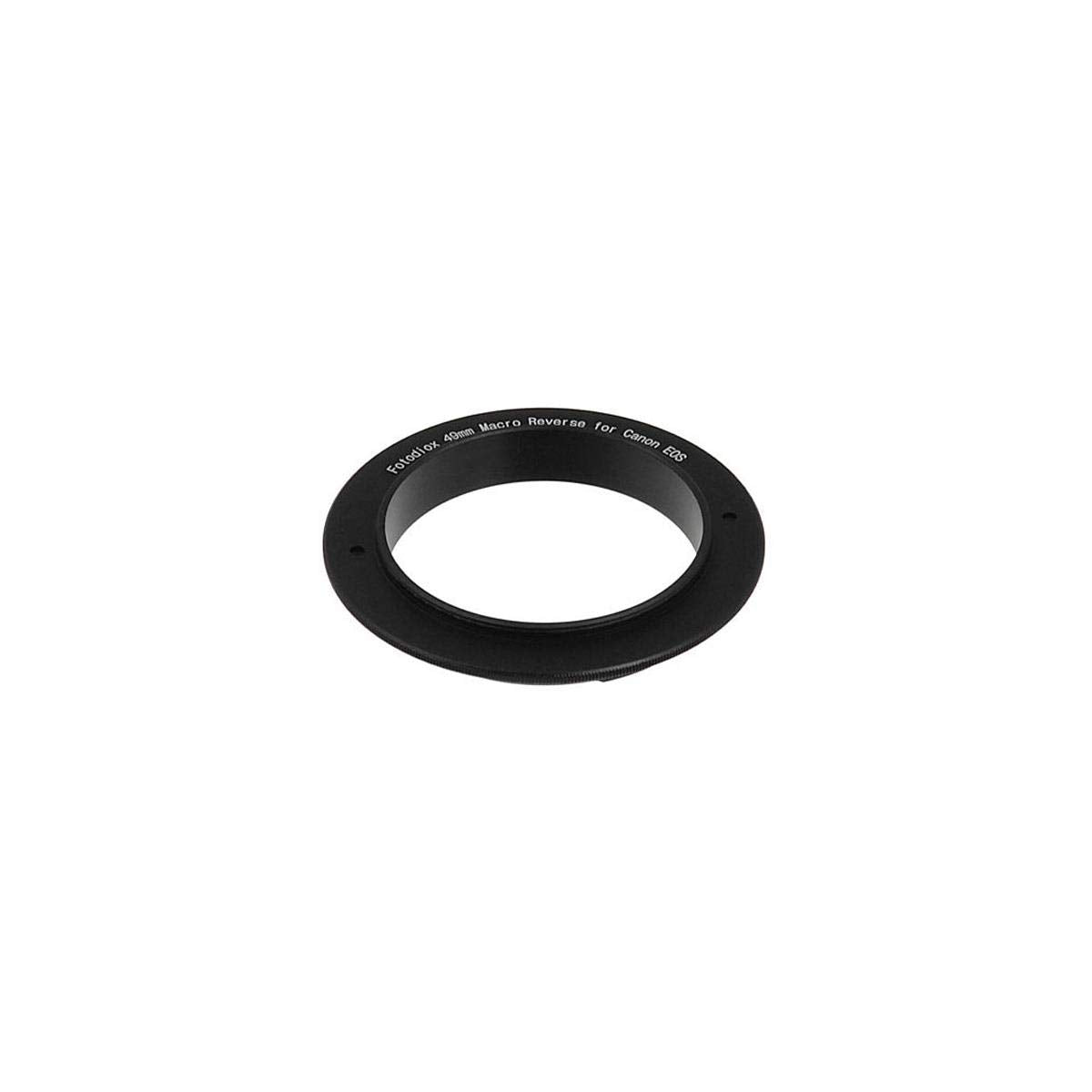 Fotodiox 10-Reverse-Canon-49 49MM Macro Reverse Mount Adapter for Canon Models