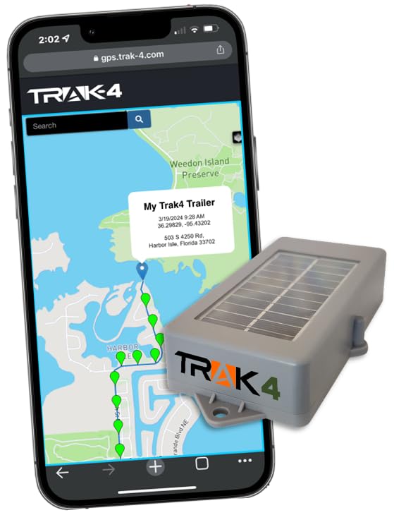 Trak 4 Solar Gps Tracker. Self Charging For Equipment, Vehicles, And Assets. Subscription Required.