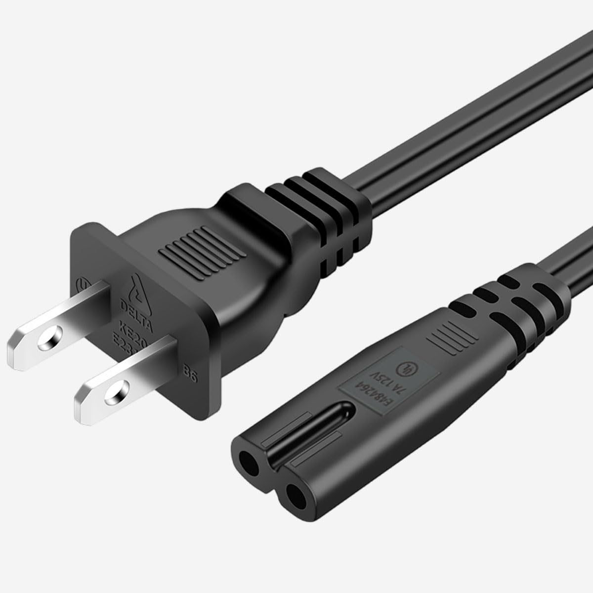 Goffeu 2 Prong Printer Power Cord/Printer Power Cable For Canon Pixma Mg/Mp/Mx/Ip Series Printers And Hp, Lexmark,Dell,Brother,E
