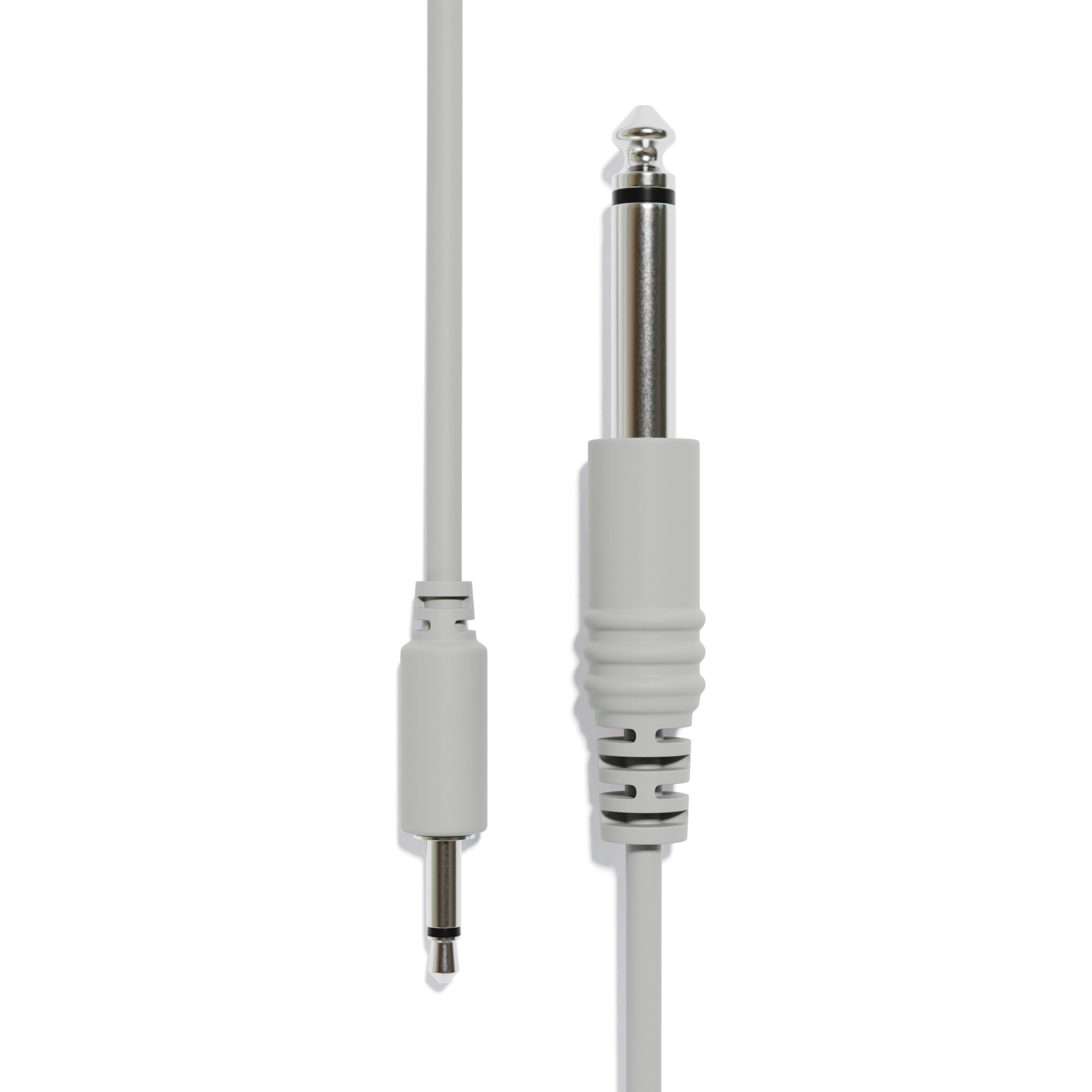 Excelvalley - Mono Patch Cables - Ts 3.5Mm 1/8 To 6.35Mm 1/4 [13-Pack | 10 Cm - 3.94]