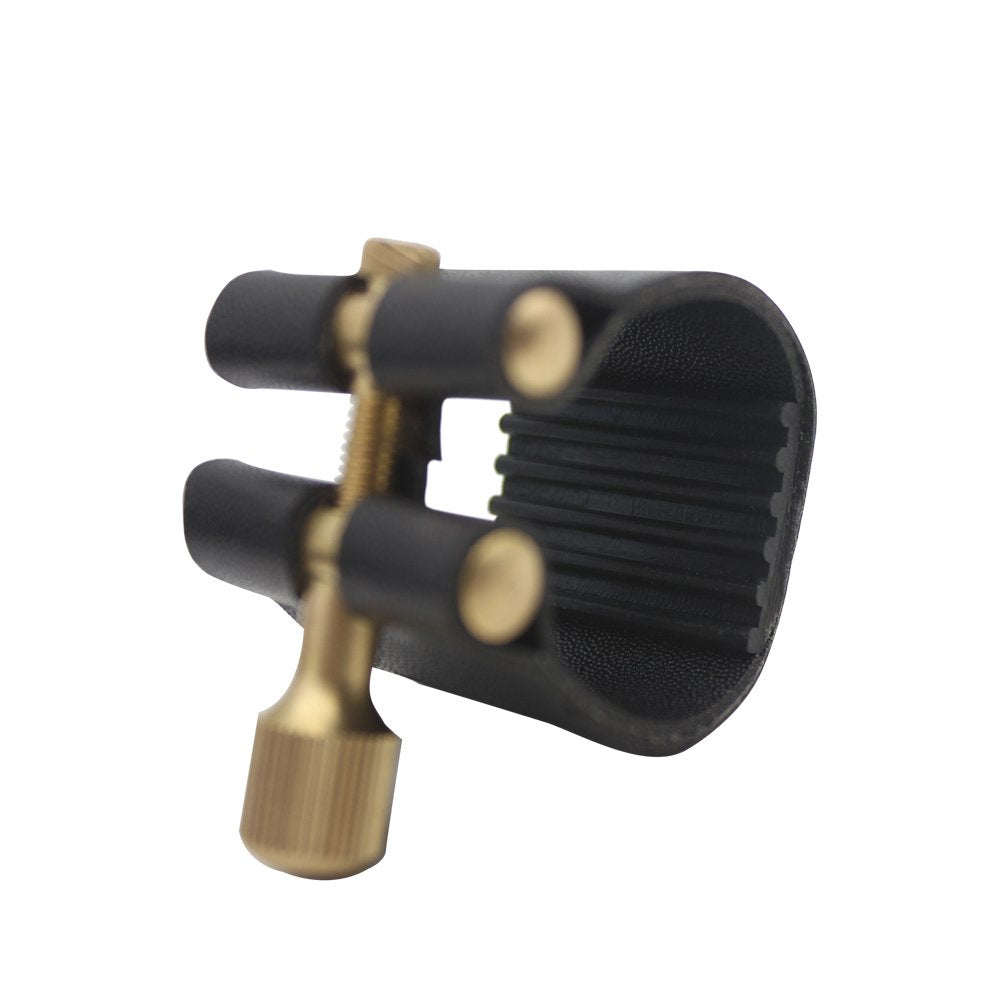 Mowind Artificial Leather Compact Durable Ligature Fastener For Alto Sax Saxophone Rubber Mouthpiece