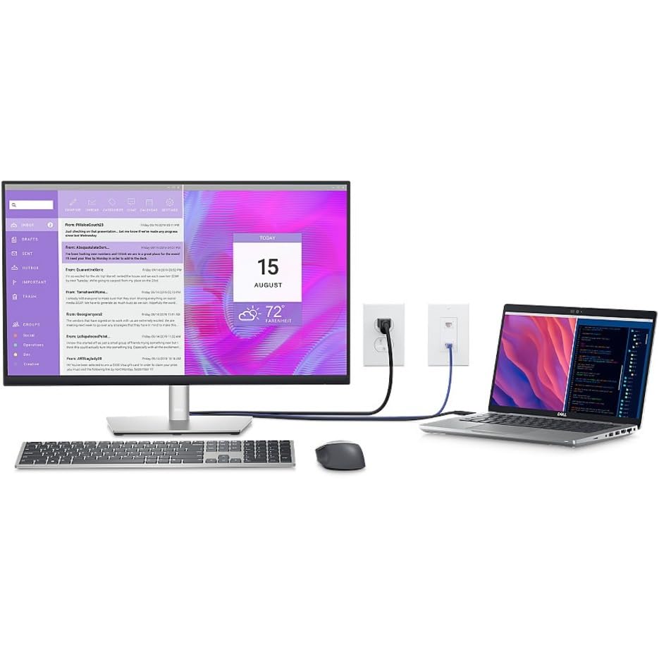 Dell P2723Qe Usb-C Hub Monitor - 26.96-Inch 4K (3840 X 2160) 60Hz Display, 5Ms Response Time (Fast Mode), Usb-C/Displayport/Hdmi