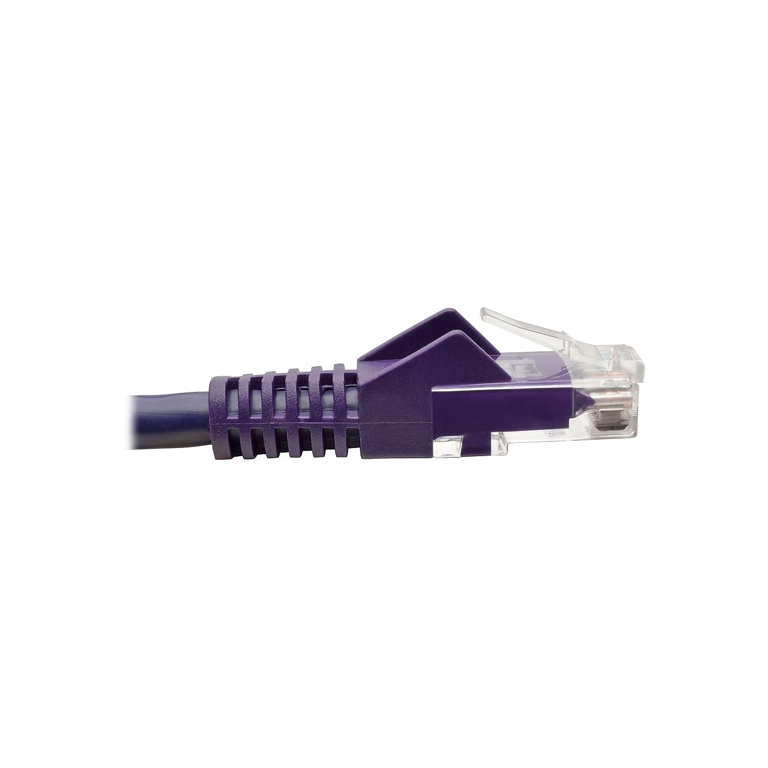 Tripp Lite Cat6 Gigabit Ethernet Snagless Molded Patch Cable Utp Purple Rj45 M/M 6 (N201 006 Pu)
